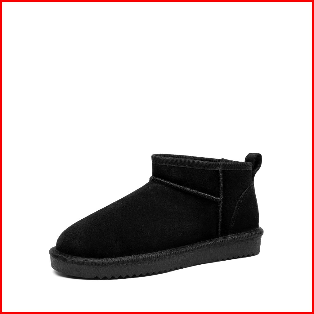 Women's Ankle Boots Suede Faux Fur Lining Memory Foam Water Resistant Winter